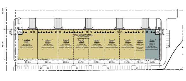 9097 - Building area 19,720 m2 (212,255 sf) 9097 - Building area 19,720 m2 (212,255 sf)